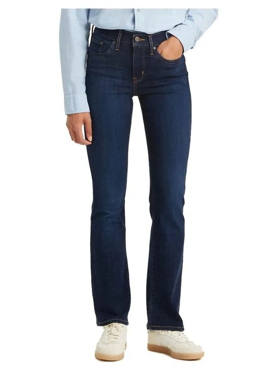 NWOT Levis 315 Women's Size 28 Shaping Bootcut Jeans Dark Wash Denim Stretch - Picture 1 of 12